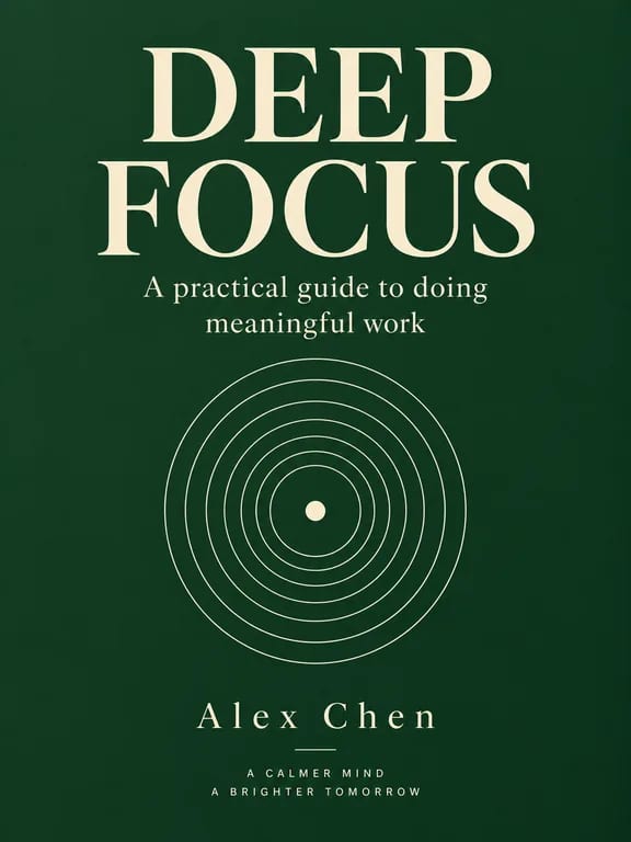 Green typographic book cover